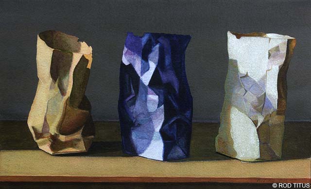 ROD TITUS Still Life - Paper Bag WC / Large