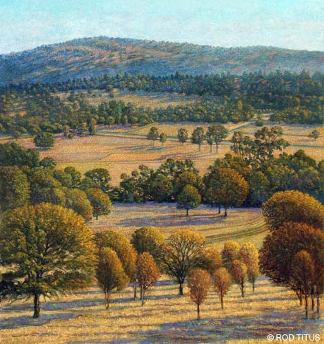 ROD TITUS Alan's Meadow - Alan's Meadow - OC / large