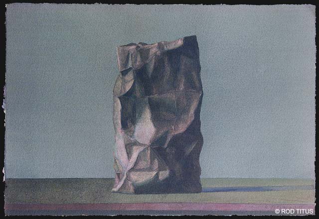 ROD TITUS Still Life - Paper Bag WC / Large