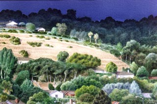 ROD TITUS Mills Estate - Hillside &ndash; Early Morning PIW / Description