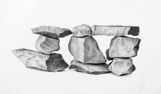 ROD TITUS Still Life - Nine Rocks PI / Description